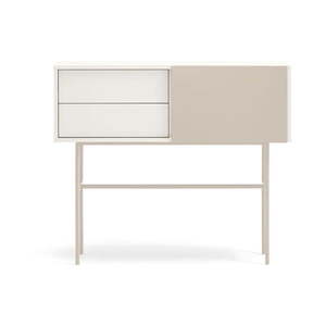 Béžovo-krémový konzolový stolík 35x110 cm Nube – Teulat vyobraziť