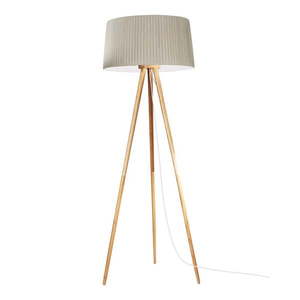 Svetlosivá stojacia lampa (výška 150 cm) – SULION vyobraziť
