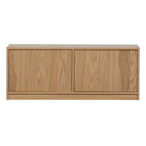 Modulárny TV stolík v dekore duba v prírodnej farbe 110x44 cm Modulair – vtwonen vyobraziť