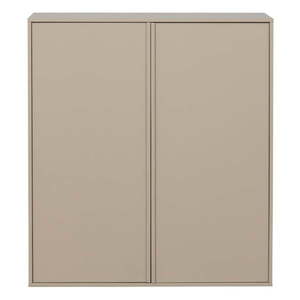 Krémová modulárna skriňa z borovicového dreva 100x110 cm Daily – vtwonen vyobraziť