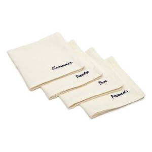 Textilné obrúsky v súprave 4 ks 40x40 cm Vallcanera – Kave Home vyobraziť
