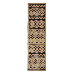Jutový behúň v prírodnej farbe 60x230 cm Luis – Flair Rugs vyobraziť