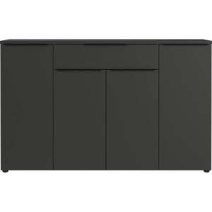 Antracitová nízka komoda 161x101 cm Mailand – Germania vyobraziť