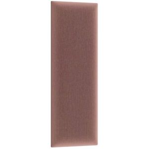 NABBI Quito obdĺžnikový čalúnený panel na stenu 20x50 cm ružová vyobraziť