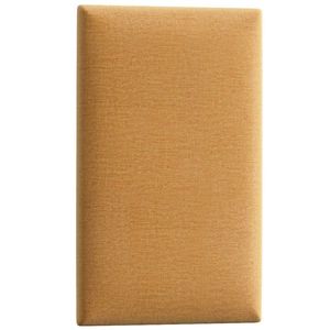 NABBI Quito obdĺžnikový čalúnený panel na stenu 30x50 cm zlatá vyobraziť