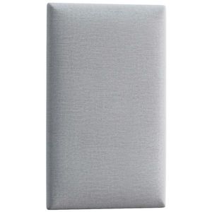 NABBI Quito obdĺžnikový čalúnený panel na stenu 30x50 cm svetlosivá vyobraziť