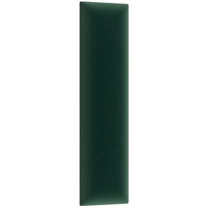 NABBI Quito obdĺžnikový čalúnený panel na stenu 15x60 cm tmavozelená vyobraziť
