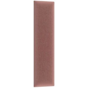 NABBI Quito obdĺžnikový čalúnený panel na stenu 15x60 cm ružová vyobraziť