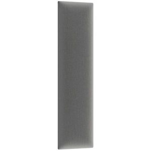 NABBI Quito obdĺžnikový čalúnený panel na stenu 15x60 cm sivá vyobraziť