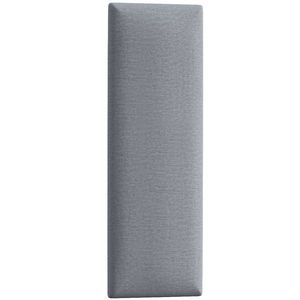 NABBI Quito obdĺžnikový čalúnený panel na stenu 20x60 cm svetlosivá vyobraziť