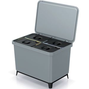 NABBI NKS60W4 odpadkový kôš na triedený odpad 40 l svetlosivá vyobraziť
