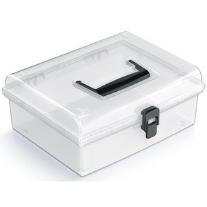 NABBI NUF3L plastový úložný box priehľadná / čierna vyobraziť