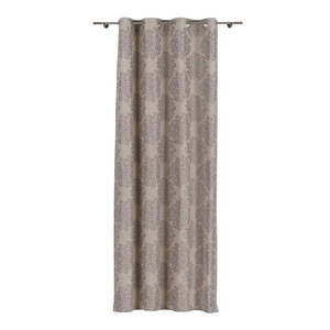 Sivo-hnedý záves 140x245 cm Kansai - Mendola Fabrics vyobraziť