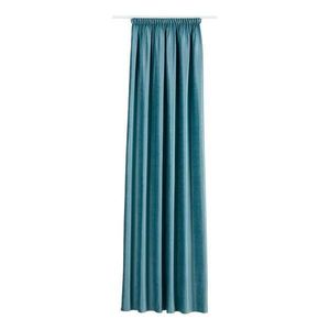 Tyrkysovomodrý zamatový záves 140x260 cm Novara – Mendola Fabrics vyobraziť