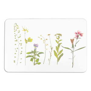 Biela kúpeľňová predložka z kremeliny 39x60 cm – Artsy Doormats vyobraziť