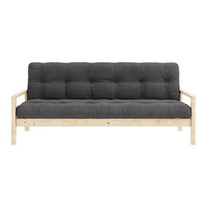 Čierno-antracitová rozkladacia pohovka 205 cm Knob – Karup Design vyobraziť