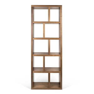 Knižnica v dekore orecha v prírodnej farbe 70x198 cm Berlin – TemaHome vyobraziť