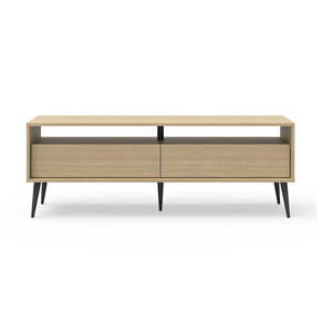 TV stolík v dekore duba v prírodnej farbe 150x54 cm Lake – TemaHome vyobraziť