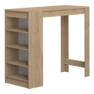 Barový stôl s doskou v dubovom dekore 50x115 cm Aravis – TemaHome vyobraziť