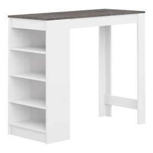 Barový stôl s doskou v dekore betónu 50x115 cm Aravis – TemaHome vyobraziť