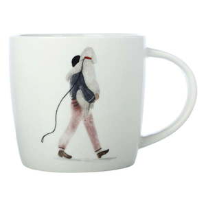 Biely porcelánový hrnček 400 ml Walking The Dog – Maxwell & Williams vyobraziť