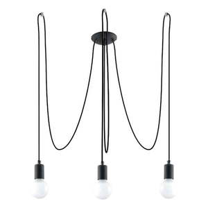 Čierne závesné svietidlo 300x300 cm Spider - Nice Lamps vyobraziť