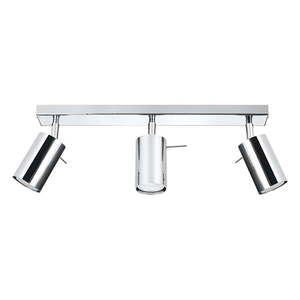 Stropné svietidlo v striebornej farbe Nice Lamps Etna, dĺžka 45 cm vyobraziť