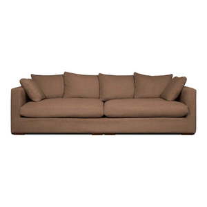 Svetlohnedá menčestrová pohovka 266 cm Comfy – Scandic vyobraziť