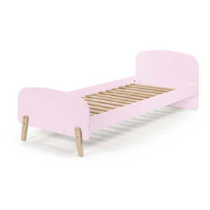 Ružová detská posteľ Vipack Kiddy, 200 x 90 cm vyobraziť