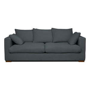 Sivá menčestrová pohovka 220 cm Comfy – Scandic vyobraziť