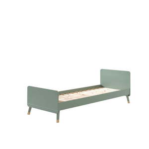Olivovozelená detská posteľ z borovicového dreva Vipack Billy, 90 x 200 cm vyobraziť