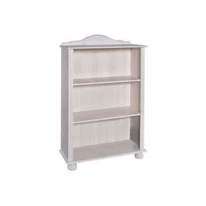 Biela knižnica z borovicového dreva 77x116 cm Ella – Støraa vyobraziť