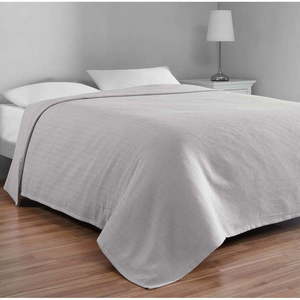 Sivý bavlnený pléd na dvojlôžko 200x230 cm Serenity – Mijolnir vyobraziť
