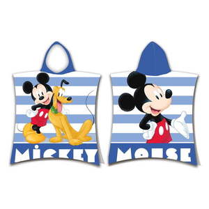 Modré froté detské pončo Mickey - Jerry Fabrics vyobraziť