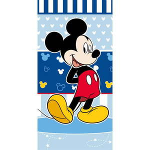 Modrá froté detská osuška 70x140 cm Mickey - Jerry Fabrics vyobraziť
