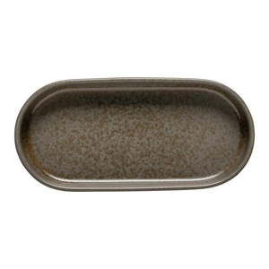 Hnedý servírovací tanier z kameniny 21x10 cm Redonda – Costa Nova vyobraziť