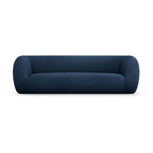 Modrá pohovka z textílie buklé 230 cm Essen – Cosmopolitan Design vyobraziť