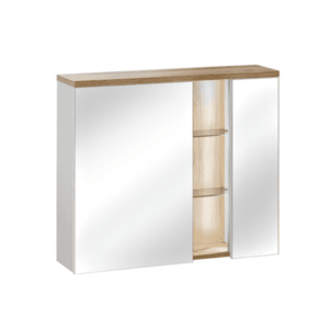 ArtCom Zrkadlová skrinka BAHAMA White 841 | 80 cm vyobraziť