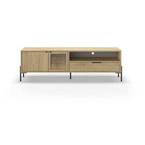 TV stolík v dekore duba v prírodnej farbe 160x50 cm Inca – Marckeric vyobraziť