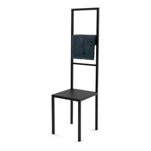 Čierny oceľový stojan na uteráky Dressbuddy – Spinder Design vyobraziť