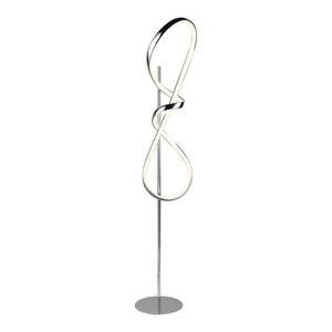 LED stojacia lampa v striebornej farbe (výška 140 cm) Padua – Trio vyobraziť
