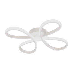 Biele LED stropné svietidlo 40x40 cm Fly – Trio vyobraziť