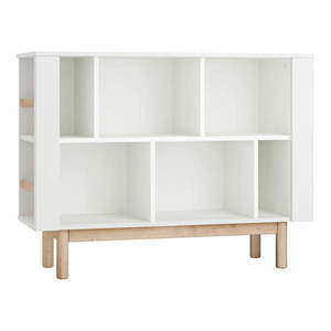 Biela detská knižnica 120x40 cm Miloo – Pinio vyobraziť