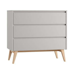 Sivá nízka detská komoda 100x52, 5 cm Swing – Pinio vyobraziť