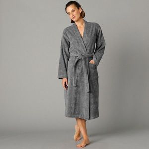 Jednofarebný župan z buklé froté zn. Colombine® s kimono golierom vyobraziť