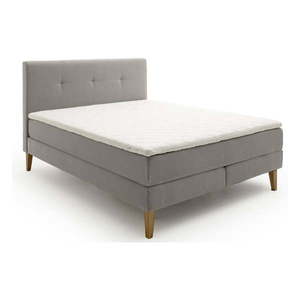 Svetlosivá boxspring posteľ 180x200 cm Stockholm – Meise Möbel vyobraziť