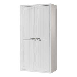 Biela detská šatníková skriňa Vipack Lewis, 200 × 59 × 100 cm vyobraziť