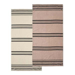 Béžová plážová osuška 75x150 cm Banded Stripe – Catherine Lansfield vyobraziť