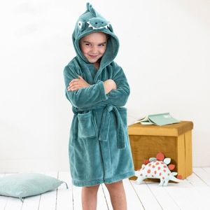 Detský župan krokodíl s kapucňou, mikrovlákno vyobraziť