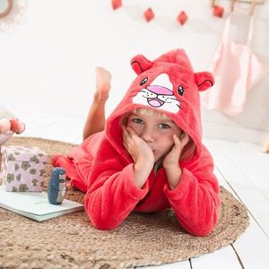 Detský župan levica s kapucňou vyobraziť